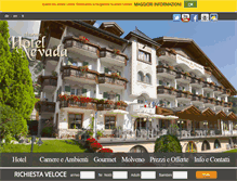 Tablet Screenshot of hotelnevada.it