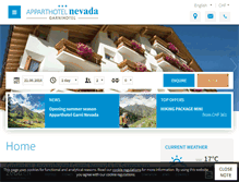 Tablet Screenshot of hotelnevada.ch