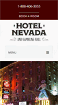 Mobile Screenshot of hotelnevada.com
